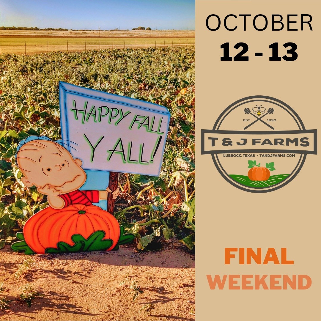 Due to an incredible turnout this past weekend and a decrease in pumpkin yield this year, this will be our last weekend for the year. So, if you haven't picked your perfect pumpkin yet, this is your chance!