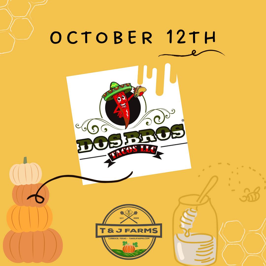 Come out and grab some fresh local honey to sweeten up your day, and don’t miss out on the delicious tacos from Dos Bros Tacos 🌮🍯
It’s a perfect day for fall fun, pumpkins, and great food! See you soon!
#shoplocal #rawhoney #lubbocklocal #pumpkinpatch #honey #pumpkins #localhoney #falldecor #fall #lubbock #lubbocktx