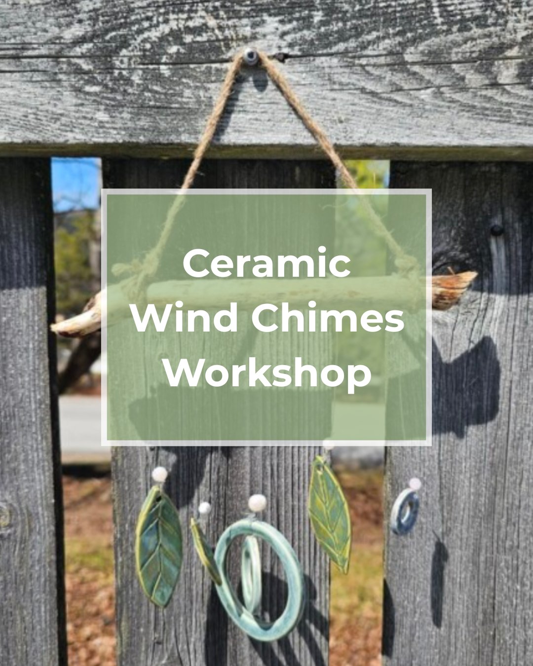 Create a one-of-a-kind ceramic wind chime inspired by natural forms and textures. In this beginner-friendly workshop, participants will hand-build a set of hanging clay elements. Students will explore texture, imprinting, and organic forms to create pieces that move and sound beautifully when suspended. After firing, pieces will be assembled into a finished wind chime ready for indoor or outdoor display.
🔹
Age group: 18+
Times: 6-9pm
Duration: 1 day
Date: Wednesday, May 20th
🔹
To register follow the link in our bio