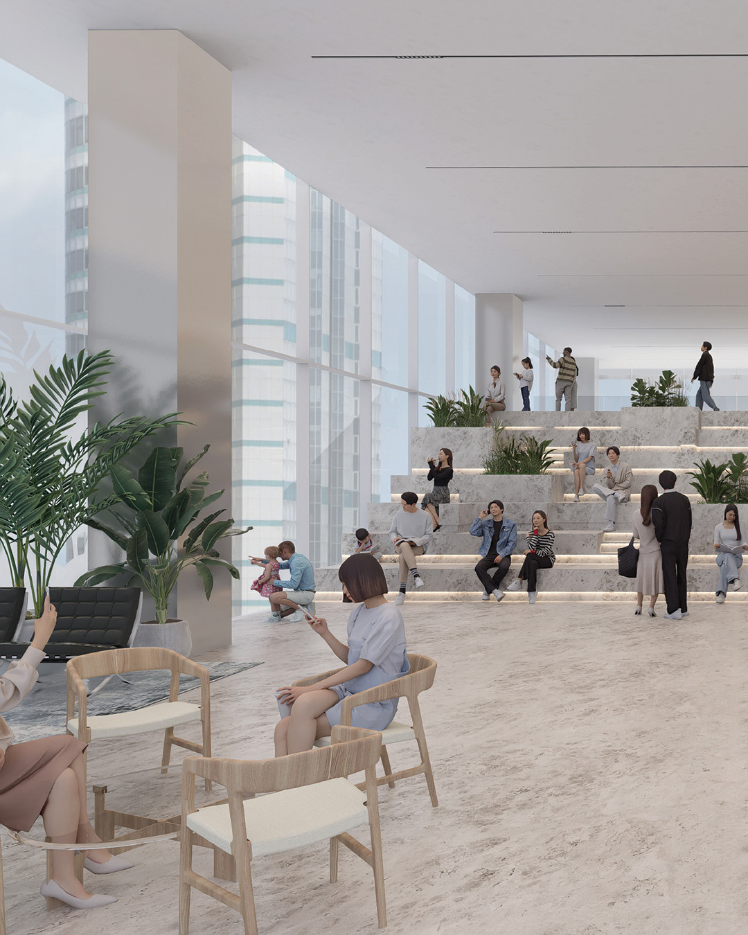 TOMORROW'S SCAPE
미래 전경
2025 SEOUL URBAN ARCHITECTURE CREATIVE INNOVATION COMPETITION
2025 서울특별시 도시건축 창의혁신디자인사업 공모
APPROVED / 선정
⠀
This project fuses public space and nature in architecture, proposing a design that draws nature into the dense urban fabric of Gangnam, while balancing active public openness and long-term spatial sustainability. It has been recognized as an experimental urban architectural work in the 2025 Seoul Urban Architecture Creative Innovation Competition.
⠀
This selection brings deeper meaning and responsibility to the architectural values we pursue. We will continue to explore new possibilities at the intersection of architecture and the city, and remain committed to realizing our vision with sincerity and dedication. (Excerpted)
⠀
공공성과 자연을 건축에 융합한 이 프로젝트는, 강남의 밀집된 도심 속 자연을 끌어들이는 디자인과 적극적인 공공 개방, 그리고 공간의 지속 가능성을 함께 고민하며 주목받은 도시 건축 실험입니다.
⠀
이번 선정은 우리가 지향해온 건축적 가치에 깊은 의미와 책임감을 안겨주었습니다. 앞으로도 우리는 도시와 건축이 만나는 경계에서 더 많은 가능성을 탐색하며, 새롭게 제안한 비전을 성실하게 실현해 나가겠습니다.(일부 발췌)
⠀
📍 R&D Center in Samseong Intersection, Gangnam, Seoul
서울특별시 강남구 삼성역 사거리
⠀
Team: Seonwook Jo, Myungsoo Ha, Dooho Kim, Hyuckjin Shin
@clark____03 @ms_ar_h @hyuck_jin @ho.__.od
CG: NRML.STUDIO @we_are_nrml
#SSP #SeoulArchitecture #Youngarchitect #Architecture #UrbanDesign #PublicSpace #GreenArchitecture #Gangnam #Seoul #SustainableDesign #officearchitecture #FutureCity #UrbanRegeneration #ArchitectureLovers #DesignInspiration #DesignStudio #Office #Cityscape #서울시도시건축디자인혁신사업 #창의혁신 #에스에스피건축사사무소 #박성기 #건축가 #건축 #젊은건축가 #업무시설 #강남 #삼성역 #디자인 #공공건축