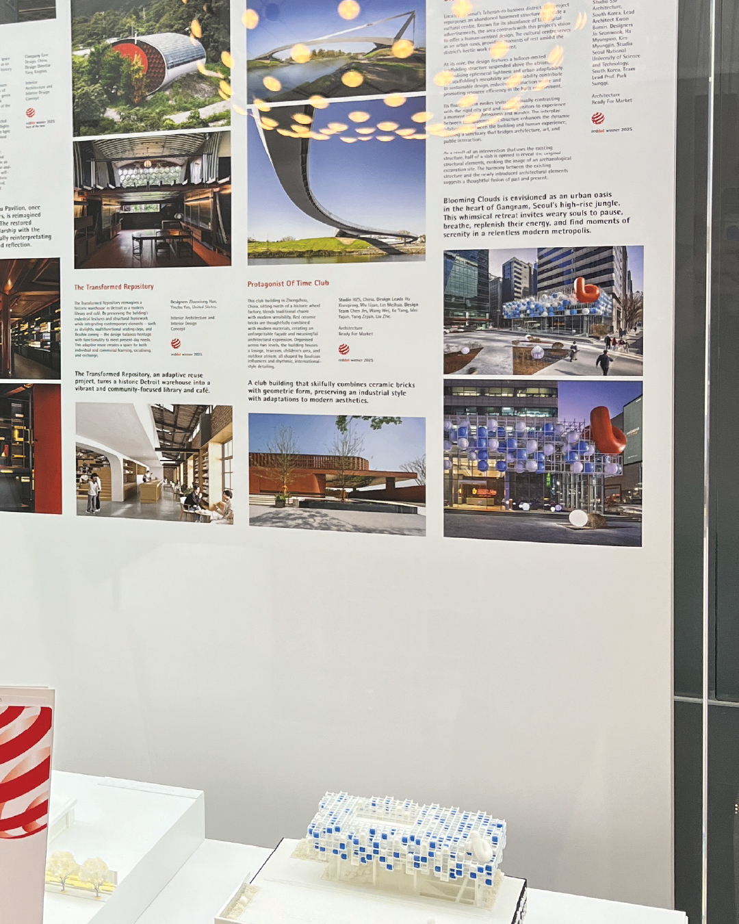 "Blooming Clouds", 2025 레드닷 디자인 어워드 수상
"Blooming Clouds" Wins 2025 Red Dot Design Award
싱가포르에서 열린 2025 레드닷 디자인 어워드 시상식에 다녀왔습니다. 도심 속 감성적 환상을 설계한 ‘Blooming Clouds’는,공공 공간에 대한 시적이고 실험적인 해석으로 가 디자인 콘셉트(건축) 부문 Winner로 선정되며, 그 특별한 순간을 팀과 함께 직접 경험할 수 있었습니다.
We visited Singapore for the 2025 Red Dot Design Award Ceremony, where “Blooming Clouds” was honored as a Winner in the Design Concept (Architecture) category. Designed as an emotional illusion within the urban landscape, the project was recognized for its poetic and experimental interpretation of public space, and it was a truly special moment to experience together as a team.
이번 수상은 팀이 함께 쌓아온 시간과 고민, 그리고 끊임없는 실험의 결과입니다.
서로의 시선이 모여 하나의 이야기가 되고, 그 이야기가 다시 공간이 되어 세상과 만나는 과정 속에서 우리는 함께 배우고 성장했습니다.
This award is the result of our shared time, dedication, and countless experiments. As our different perspectives came together to form one story and that story turned into a space that meets the world we learned, created, and grew side by side.
이 프로젝트를 함께 만들어준 모든 분들께 감사하며, 앞으로도 저희는 계속해서 도전하고, 과정 속에서 배우며, 함께 성장하는 디자인 스튜디오가 되겠습니다.
We’re deeply thankful to everyone who was part of this journey,and we’ll continue to challenge ourselves, learn through the process, and grow together as a design studio that creates with sincerity.
📍 서울특별시 강남구 대치동 945-2, 3, 4 필지
📍 945-2, 3, 4 Daechi-dong, Gangnam-gu, Seoul, South Korea
Team: Seonwook Jo, Myungsoo Ha
@clark____03 @ms_ar_h
Photo: Yoon,joonhwan_UrbanRecord @yoon_joonhwan
#레드닷 #레드닷어워드 #레드닷디자인어워드 #레드닷수상작 #에스에스피건축사사무소 #건축가박성기 #박성기 #건축가
#건축 #디자인 #건축디자인 #젊은건축가 #팝업 #근린생활시설 #꼬마빌딩 #강남 #대치동
#RedDot #Reddot2025 #RedDotDesign #DesignConcept #Architecture #BloomingClouds #studiosunggipark #ssp #architect #architecture #architecturaldesigner #youngarchitect #bithumb_official #bithumb