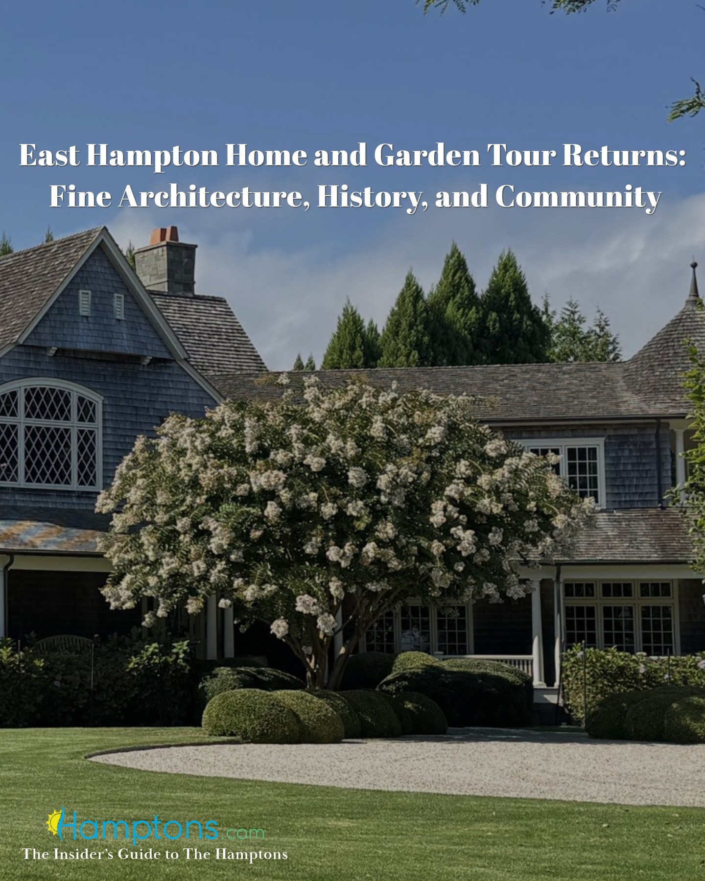 East Hampton Historical Society will host the annual House & Garden Tour celebrating some of the finest examples of architecture on the East End. The Kickoff Cocktail Party will take place on Friday, November 28th from 6 to 8 p.m. at a private residence in the Devon Colony, with the location to be revealed to attendees upon purchasing tickets.
The House Tour will take place on Saturday, November 29th from 1 to 4:30 p.m. featuring five distinguished homes to be revealed as the event approaches. @easthamptonhistory
Read the full article at Hamptons.com (Link in Bio)
.
.
.
#easthampton #homeandgardentour #tour East Hampton Historical Society will host the annual House & Garden Tour celebrating some of the finest examples of architecture on the East End. The Kickoff Cocktail Party will take place on Friday, November 28th from 6 to 8 p.m. at a private residence in the Devon Colony, with the location to be revealed to attendees upon purchasing tickets.
The House Tour will take place on Saturday, November 29th from 1 to 4:30 p.m. featuring five distinguished homes to be revealed as the event approaches. @easthamptonhistory
Read the full article at Hamptons.com (Link in Bio)
.
.
.
#easthampton #homeandgardentour #tour