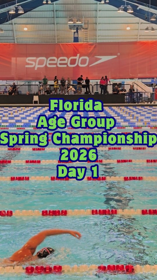 To qualify for FLAGS means you're in top 1% in the state. To win means you're in top 0.1%. Young swimmers compete like adults, they know what they want and they know what it takes.