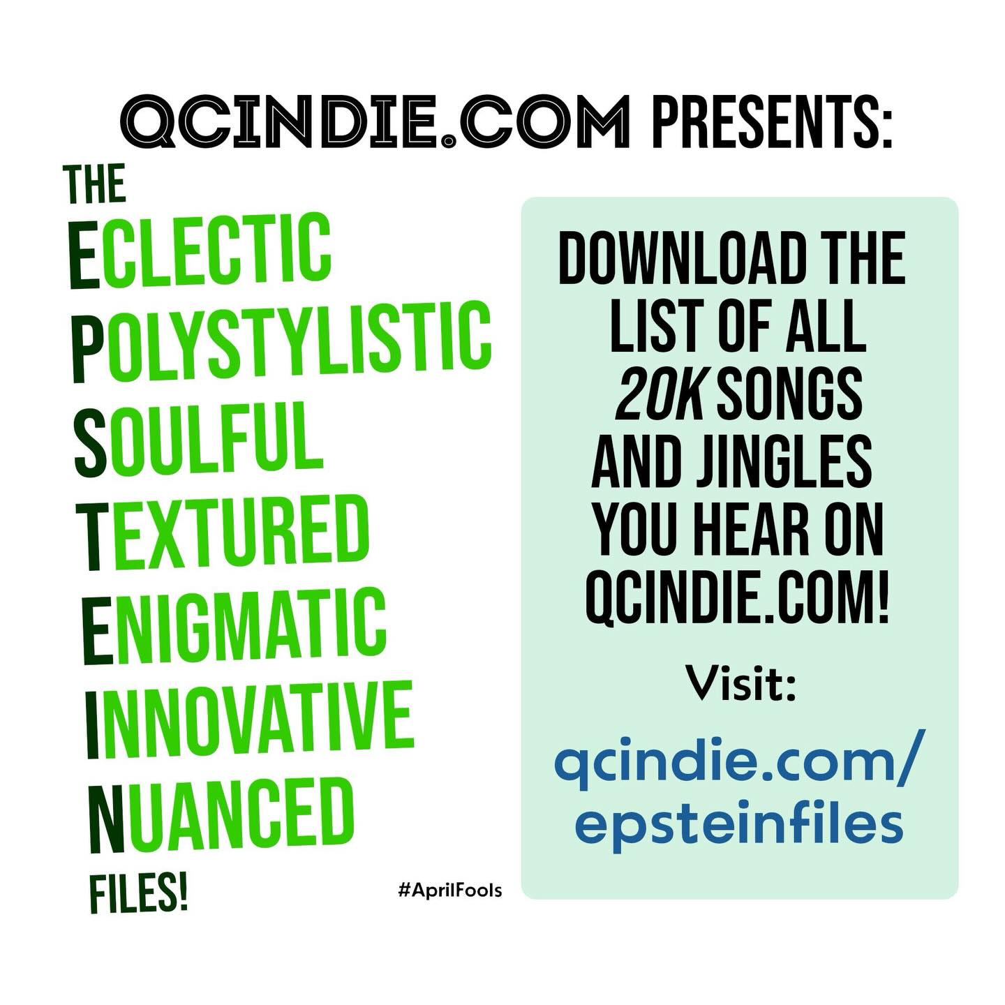 QCIndie has always been known for its massive playlist, with our songs and jingles containing ov....
